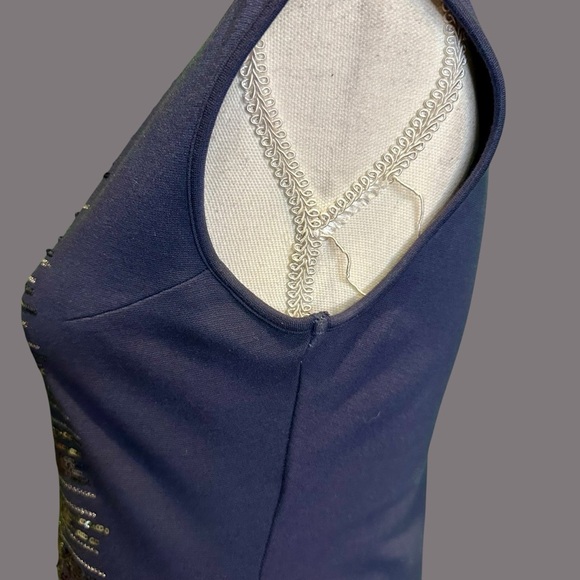 BCBGMaxAzria ‘Seri’ Bodycon Sequin Embellished Mini Dress in “Carbon Combo” Sz S - Picture 16 of 16